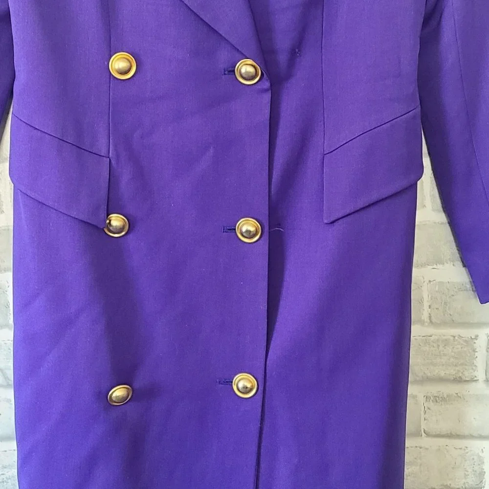 Vintage Classiques Nordstrom 80s Wool Dress Womens Sz 6 Costume Cosplay *Flaws